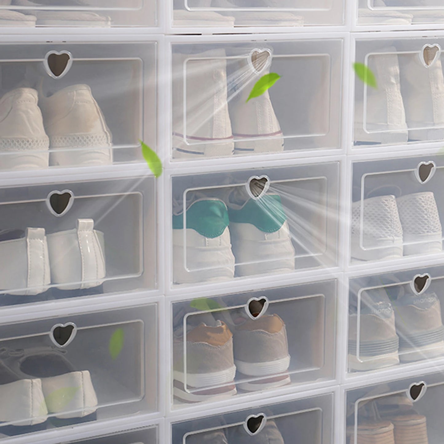 20 Pack Shoe Box Transparent Shoe Storage Cabinet Shoe Rack Storage Shoe Cabinet Shoe Storage Box Multi Layer Sorting