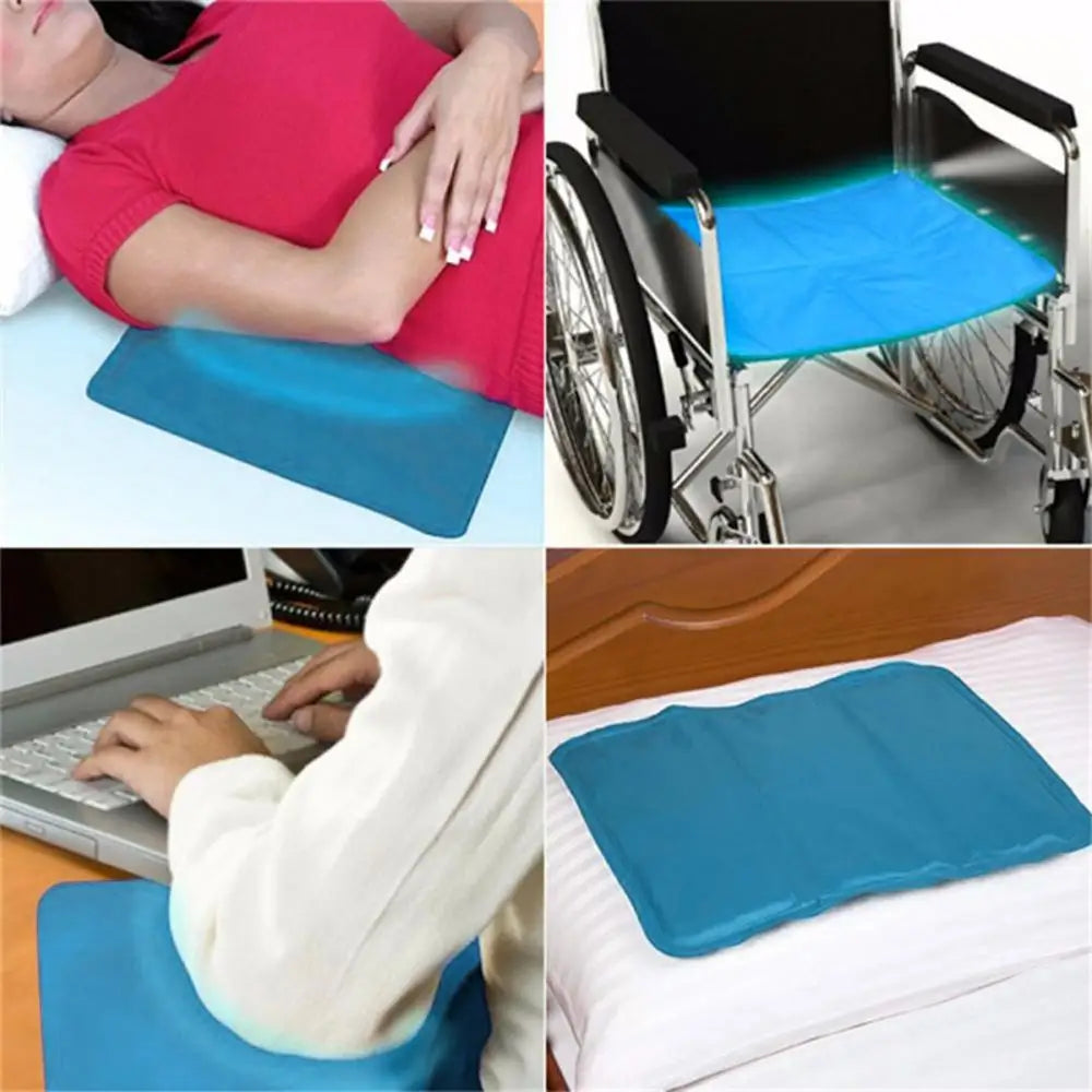 Cool Bed Mat Pad Cooling Gel Pillow Chilled Natural Pillow Sleeping Comfortable For Travel Pillow Office Comfort Aid Sleeping