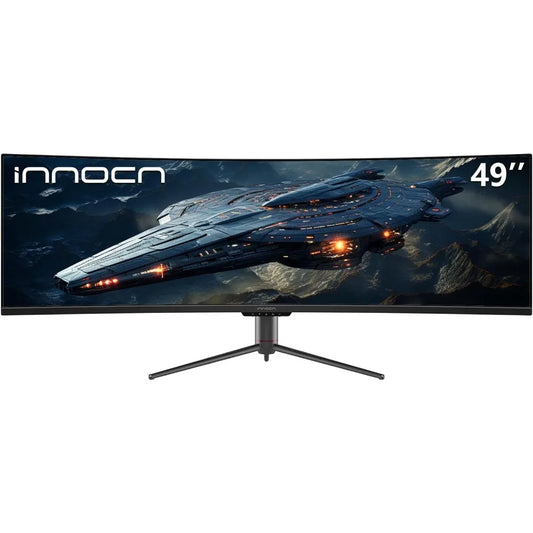 49" Curved Monitor Ultrawide Gaming 120Hz 32:9 QHD 5120 x 1440P Computer Monitor, R1800, 99% sRGB, HDR400