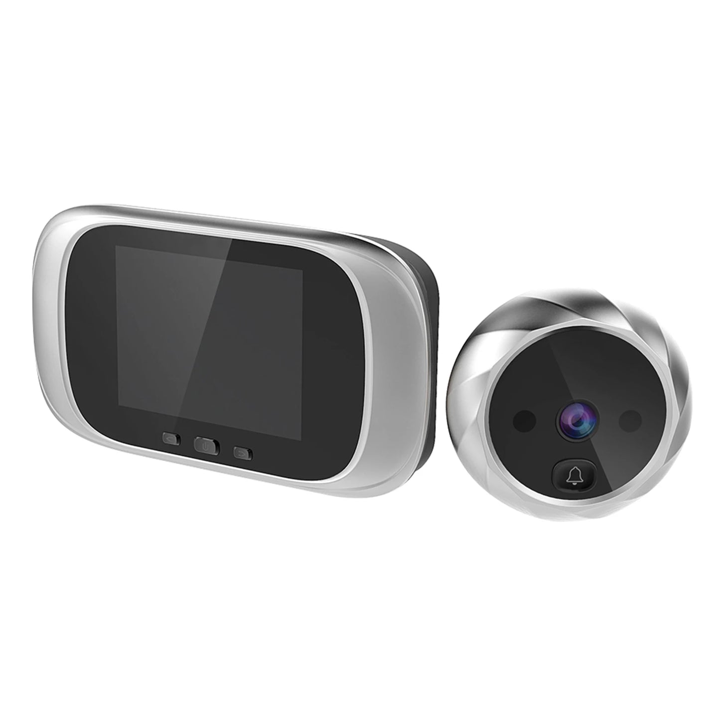 Home security doorbell with camera and night vision