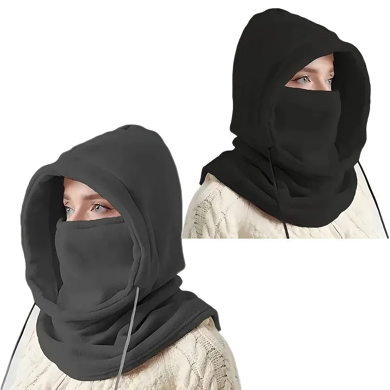 Unisex Winter Knit Hood - Windproof
