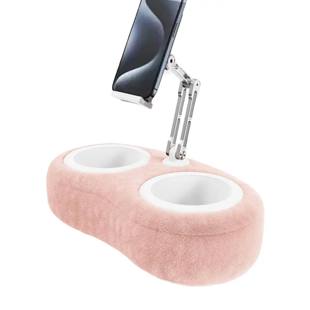 Tablet Pillow Stand Foldable Portable Flexible for Phones Media Holder Multiple Angle Adjustable for Reading Tablet Pillow Stand