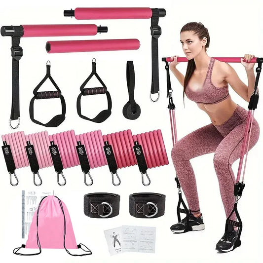 Portable Tensioner Kit With Latex Resistance Band