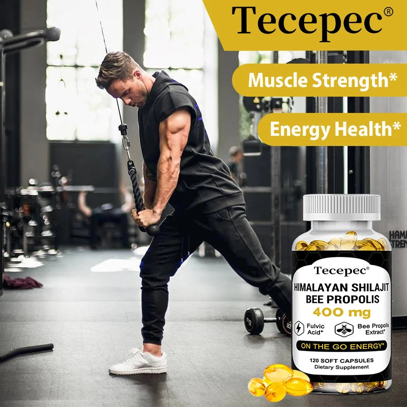Himalayan Propolis, Maximum Strength 400 mg, Enhances Strength, Energy, Brain & Memory, Supports Immune Health, 120 Capsules