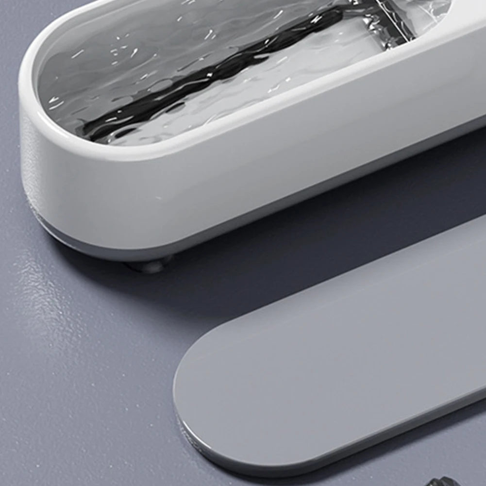Ultrasonic Eyeglass Washing Tool Portable Glasses Cleaner Multifunctional High Frequency Vibration for Retainer Eyeglass Watches