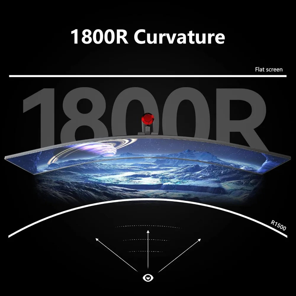 49" Curved Gaming Monitor 144Hz Ultra-wide WDFHD 3840 x 1080P, R1800, 99% sRGB, HDR400, USB Type C