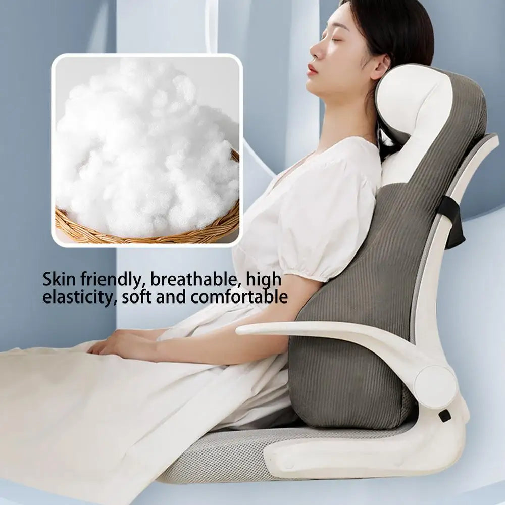 Back Support Pillow With Arms Bed Pillow For Reading Lumbar & Neck Support Cushion Sit Up Chair Pillow With Arms Soft Reading