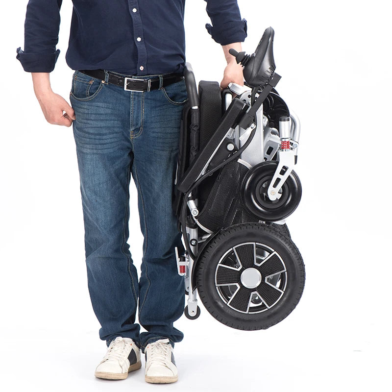 Electric Assisted Four Wheeler Foldable Suitable for Seniors Speed up to 3.7 mph Ships from US warehouse Electric Four Wheeler