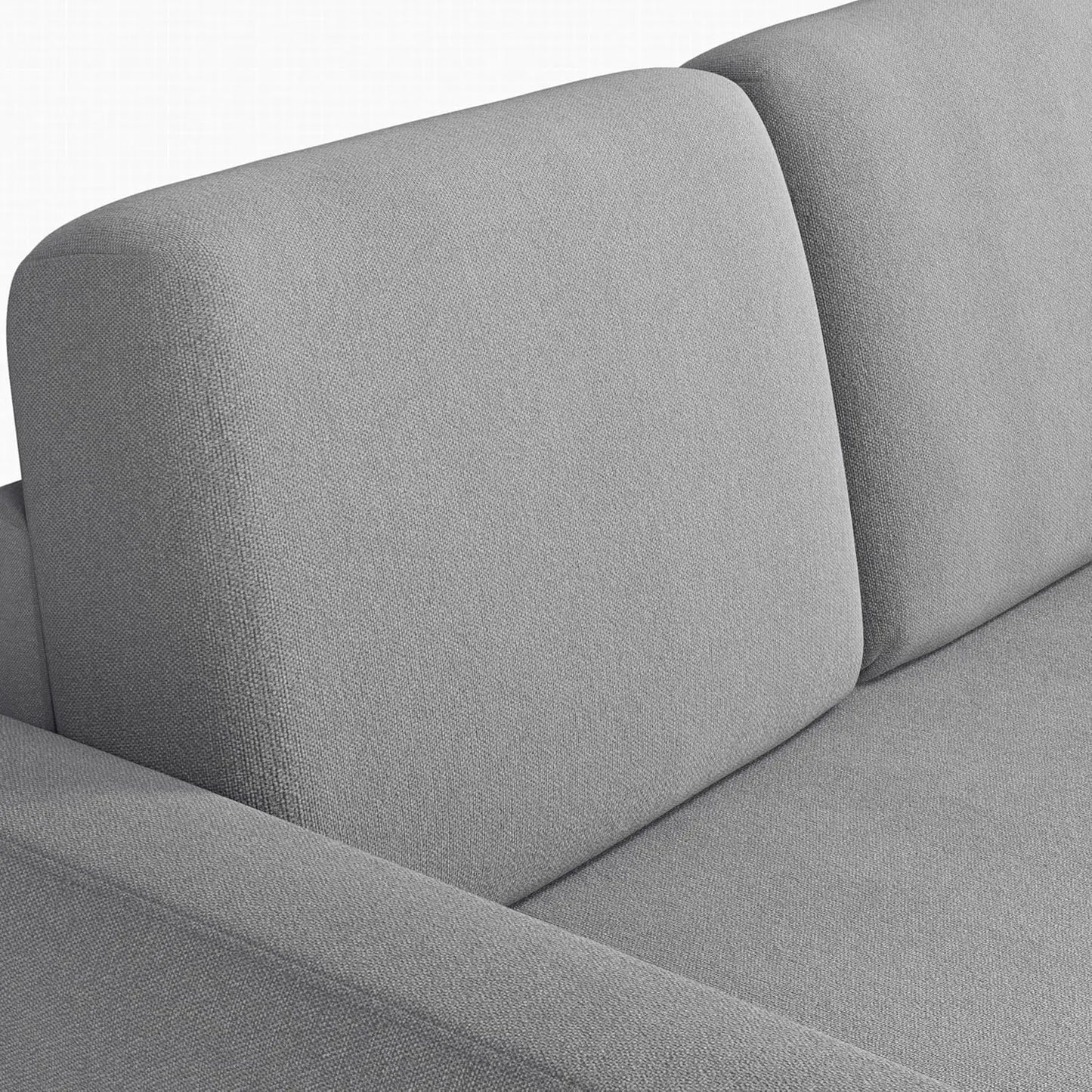 Sectional Sofa L-Shaped Sofa Couch Bed w/Chaise & USB, Reversible Couch Sleeper w/Pull Out Bed & Storage Space, 4-seat Fabric