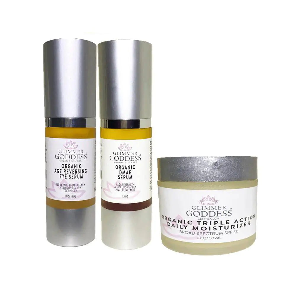 Essential Organic Anti-Aging Kit - Firm, Brighten & Hydrate