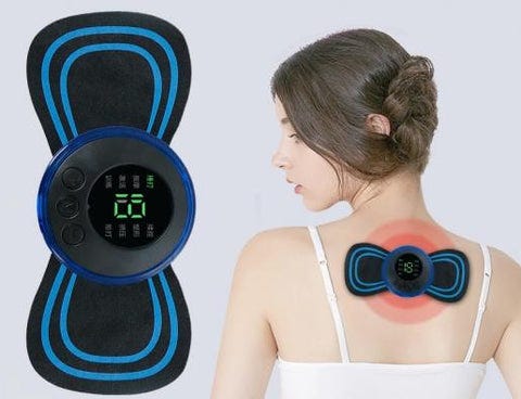 Mini Portable EMS Neck Massager – Cervical Pain Relief & Shoulder Relaxation